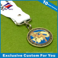 Personalizada Die Casting Zinc Alloy Medalla de Metal con Cristal